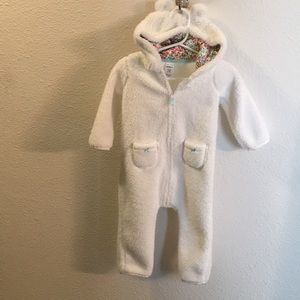 Carters baby bunting suit